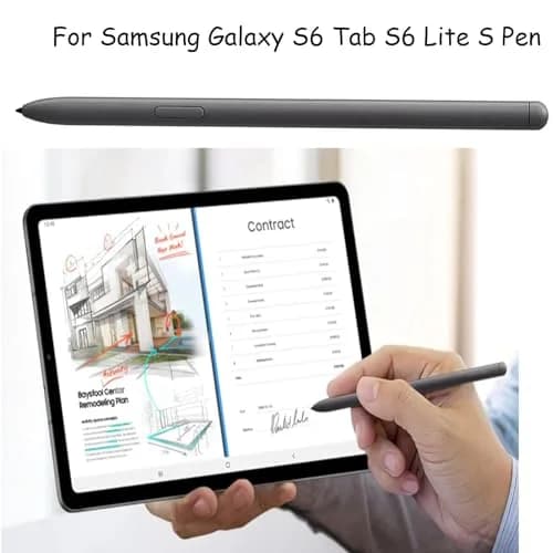 Anglepingping Gray 2 Pack S6 Lite Stylus Pen for Samsung Galaxy | Precise Touch & Durable (70-120 chars) thumbnail 5