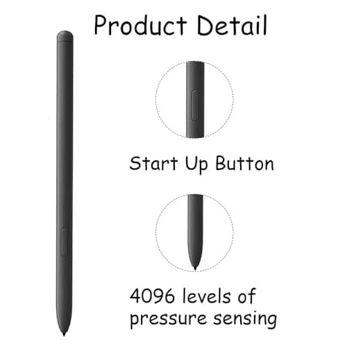 Anglepingping Gray 2 Pack S6 Lite Stylus Pen for Samsung Galaxy | Precise Touch & Durable (70-120 chars) thumbnail 2