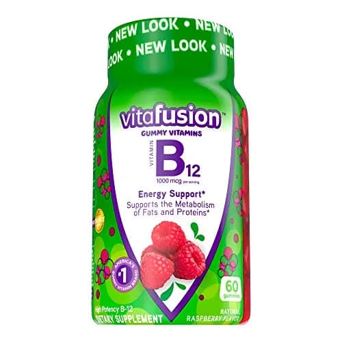Vitafusion Fiber Well Sugar Free Fiber Supplement & B12 Gummy Vitamins 90 Count + 140 Count | Digestive & Energy Support thumbnail 1