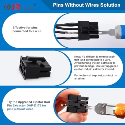 JRready Mini-Fit Jr. Extraction Tool for Molex 11-03-0044 | ATX, EPS, PCI-E Connectors thumbnail 5