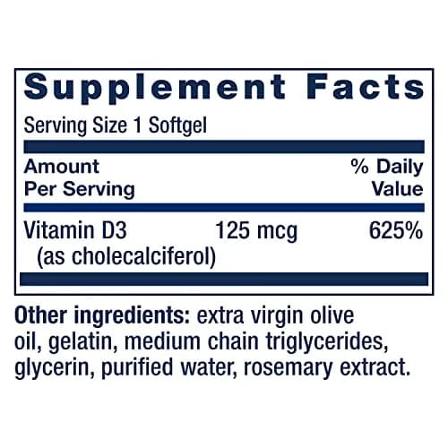 Life Extension Extend-Release Magnesium & Vitamin D3 125 mcg (5000 IU) Bone, Brain & Immune Health - 60 Capsules & 60 Softgels thumbnail 7