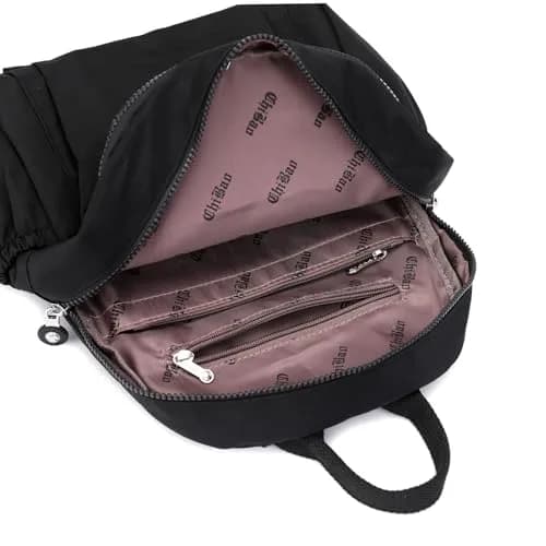 Tanweibago Mini Nylon Women Backpack Purse Lightweight Waterproof Travel Multi-Pockets | Compact & Durable thumbnail 7