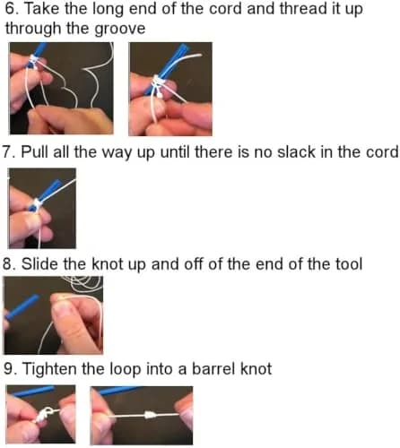 Valchemist Rosary Cord Knotting Tool #36#7 & #9 Two Sided Twine Knotting Tool (2-Pack, Blue) thumbnail 7