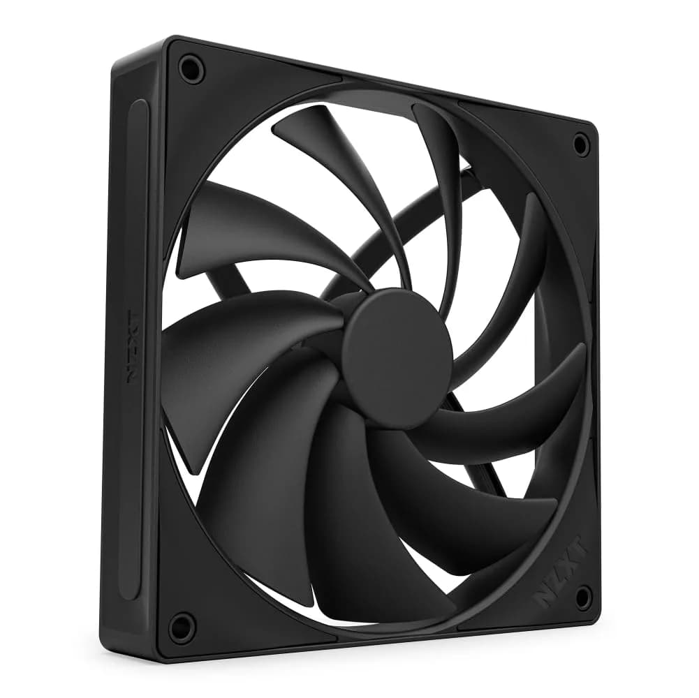 NZXT F140Q 140mm Quiet Airflow PC Case Fan - Black | Low Noise, PWM Control — Black