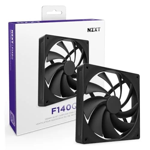NZXT F140Q 140mm Quiet Airflow PC Case Fan - Black | Low Noise, PWM Control thumbnail 8