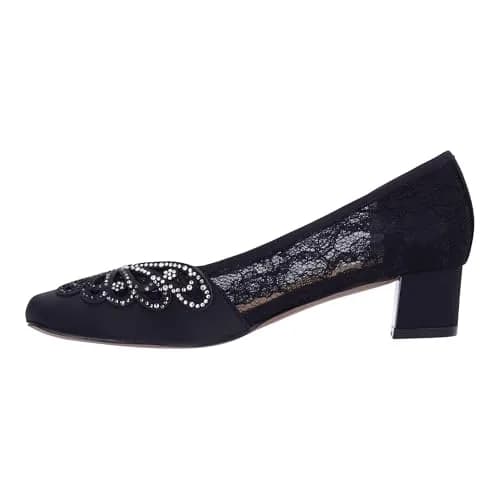 J.Reneé Zofia Black 9 Medium | Square Toe Pump with Memory Foam Insole thumbnail 6