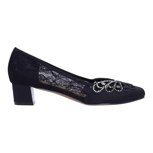 J.Reneé Zofia Black 9 Medium | Square Toe Pump with Memory Foam Insole thumbnail 7