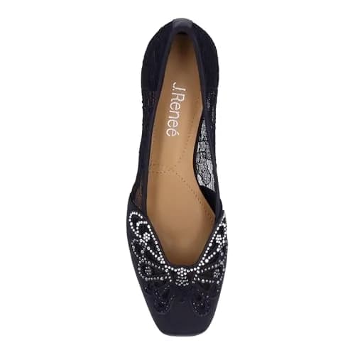 J.Reneé Zofia Black 9 Medium | Square Toe Pump with Memory Foam Insole thumbnail 2