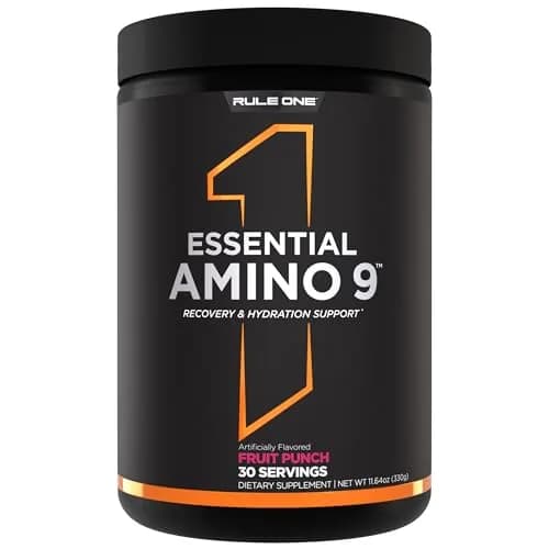 Rule 1 Proteins Essential Amino 9, Fruit Punch | Supports Muscle Recovery & Hydration thumbnail 1