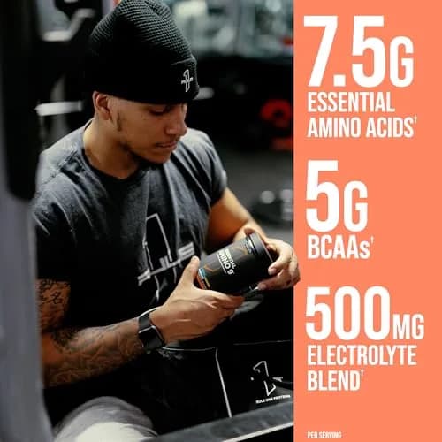 Rule 1 Proteins Essential Amino 9, Fruit Punch | Supports Muscle Recovery & Hydration thumbnail 2