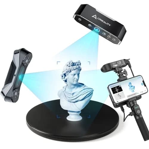 Creality Manual Turntable for 3D Scanner 20cm (7.87in) | Supports 50kg Load for 3D Model Scanning thumbnail 5