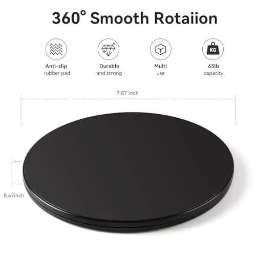 Creality Manual Turntable for 3D Scanner 20cm (7.87in) | Supports 50kg Load for 3D Model Scanning thumbnail 2