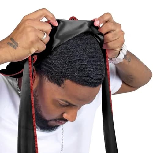 ForceWave Silky Durag and Wave Cap Set for Men & Women | 5-Piece Value Pack with Long Tails & Moisture-Tech Fabric thumbnail 2