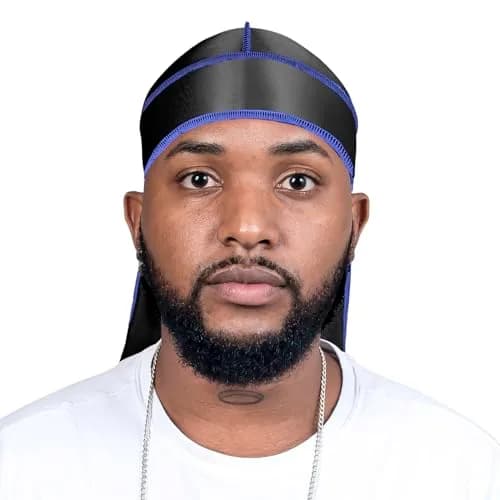ForceWave Silky Durag and Wave Cap Set for Men & Women | 5-Piece Value Pack with Long Tails & Moisture-Tech Fabric thumbnail 3