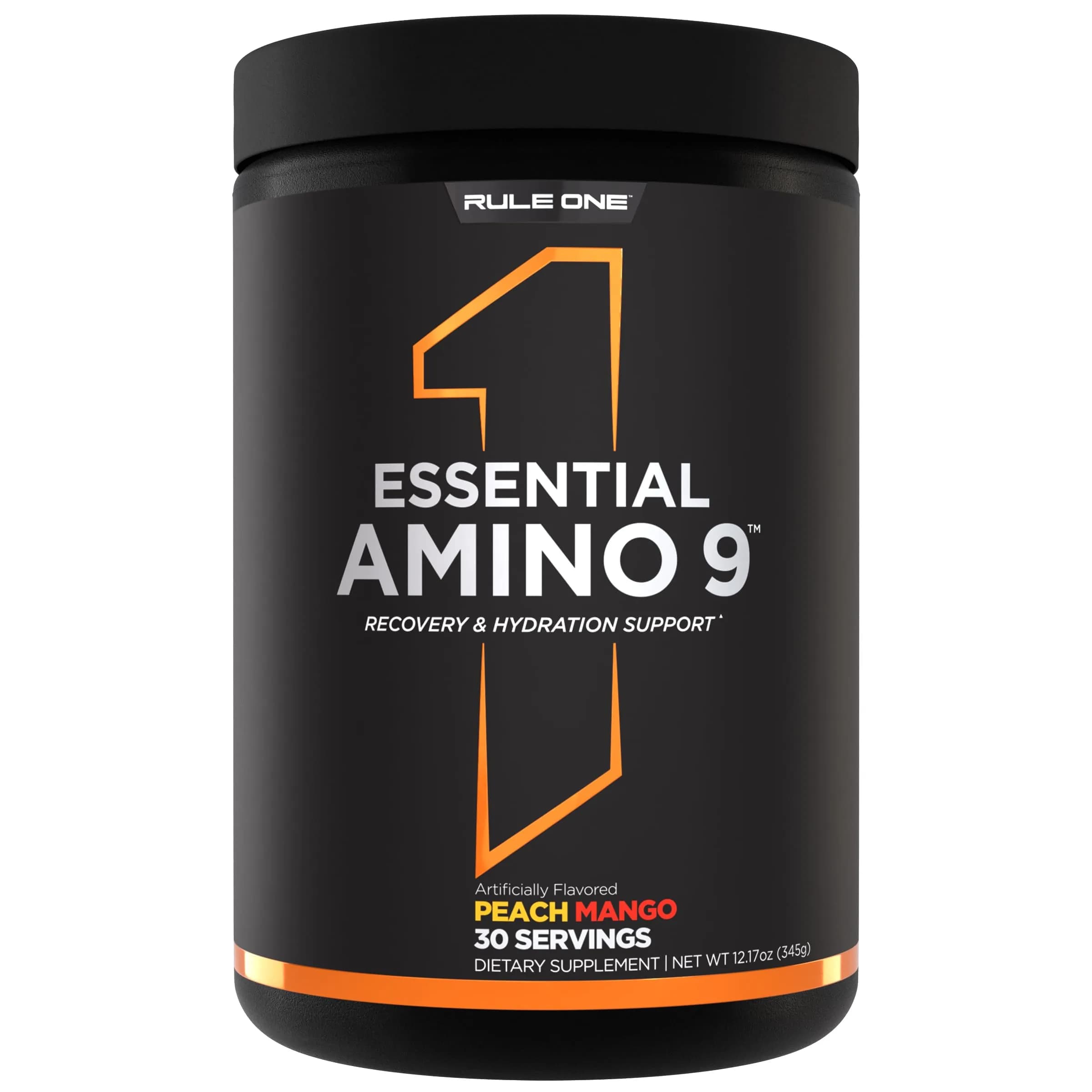 Rule 1 Proteins Essential Amino 9, Peach Mango | 30 Servings, Electrolytes, BCAAs, EAAs — Peach Mango