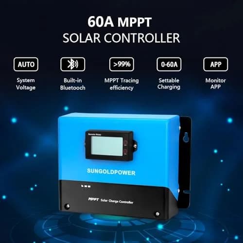 SGPWOSAY 3000W Pure Sine Wave Inverter Charger | 12V to 120V AC, Lithium Batteries, Solar Backup (3000W-2 100Ah Kit) thumbnail 7