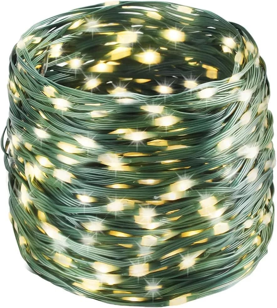 Tcamp 306FT 1000 LED Christmas Tree Lights Warm White | 92.96m 3000 LED String Lights with Timer & Memory Function thumbnail 2