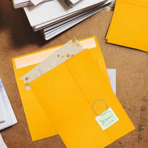 Joyberg Yellow 5x7 Envelopes 12.7x18.4cm (5.25x7.25in) | Self-Seal for Cards & Photos thumbnail 6