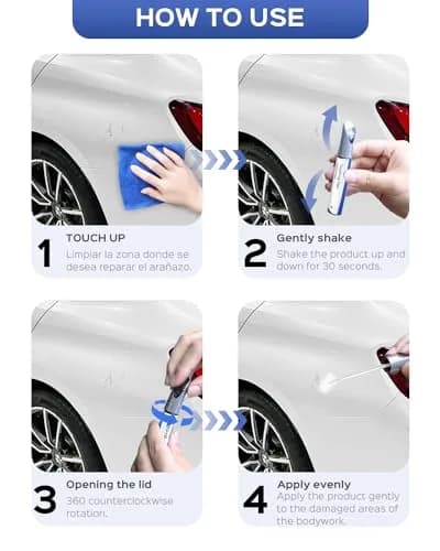 PARTS4EV Touch Up Paint for BMW 0.41 Fl Oz | Exact Match for Chips & Scratches thumbnail 5