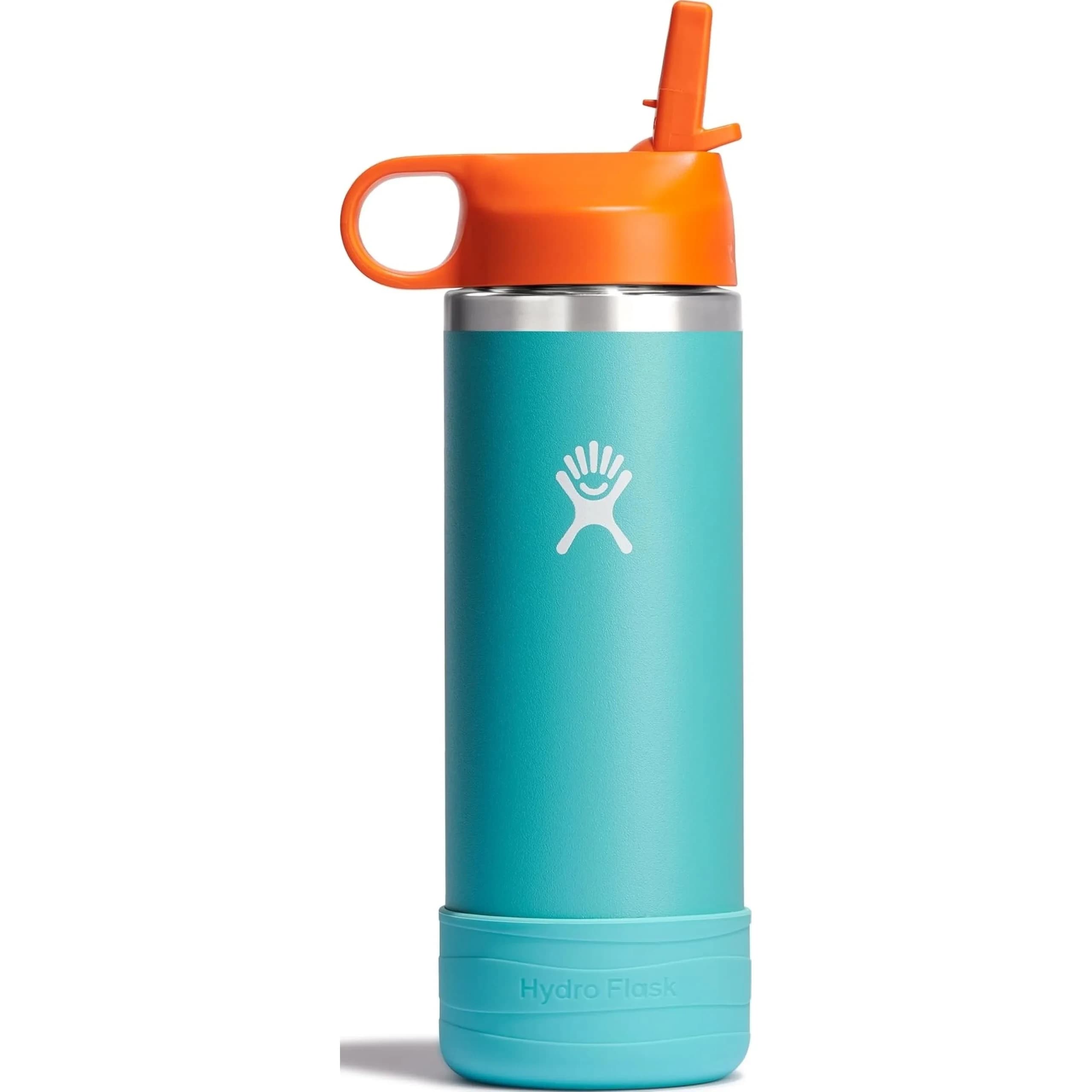 Hydro Flask Kids Water Bottle with Straw Cap - 18 Oz (532ml) Seaspray Blue | Insulated Stainless Steel for 24 Hrs Cold — SEASPRAY / 18 Ounces