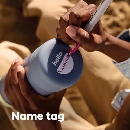 Hydro Flask Kids Water Bottle with Straw Cap - Stainless Steel Insulated - 355ml (12 Oz) - Anemone Purple | Keeps Drinks Cold 24 Hours thumbnail 5
