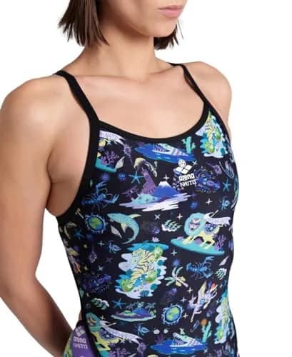 ARENA Women's Super Fly Back Sports Swimsuit 24 | Chlorine-Resistant, UV UPF 50+ thumbnail 4