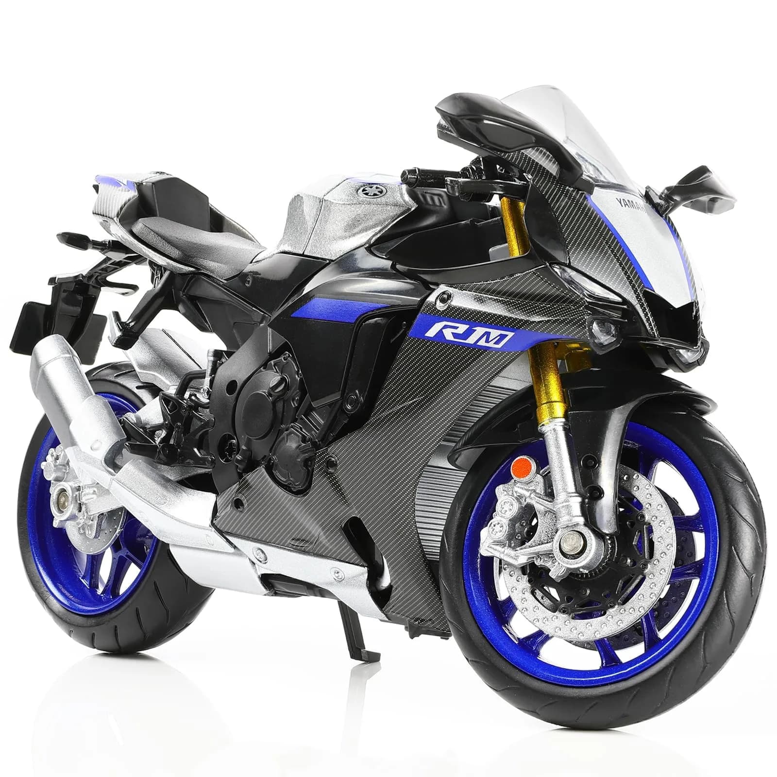 Risopen Yamaha YZF-R1 1000R Die-cast Motorcycle 1:12 Scale 16.9cm (6.7in) | Authentic USA Import - main product image
