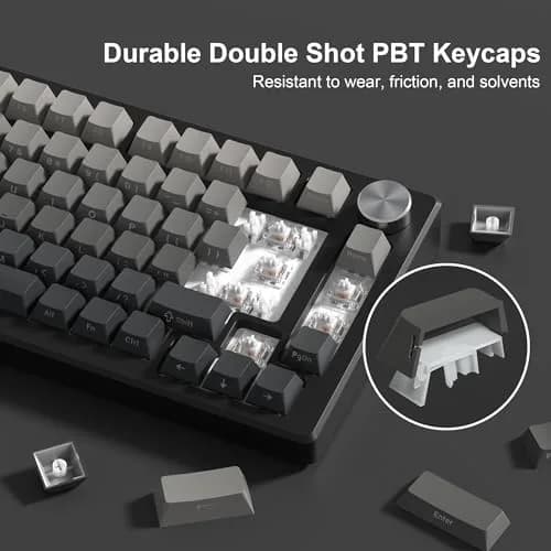 dagaladoo Double Shot PBT Gradient Shine Through Keycaps Set | 135 Keys, OEM Profile, US/UK Layout Compatible thumbnail 3