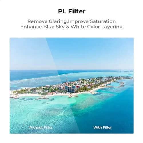 K&F CONCEPT UV PL ND Filters Kit (6 Pack) Compatible with DJI Avata 2 | Light-Weight, Multi-Coated Optical Glass thumbnail 5