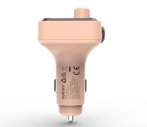 Nulaxy BC91 54W Bluetooth 5.3 Car Adapter FM Transmitter with 4-Port Fast Charging | PD36W QC18W USB C thumbnail 9