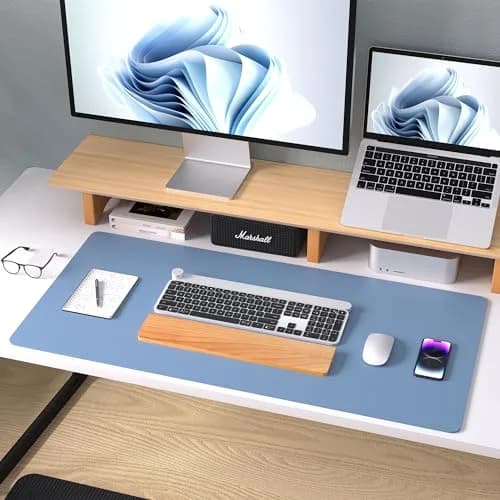 Aothia PU Leather Desk Pad Protector 91cm x 43cm (36" x 17") | Smooth Writing Surface thumbnail 8