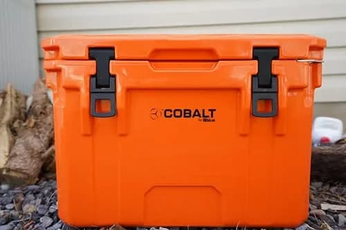 Blue Coolers 25 Quart Roto-Molded Ice Cooler | Holds Ice Up to 3 Days, Hunter Orange thumbnail 5