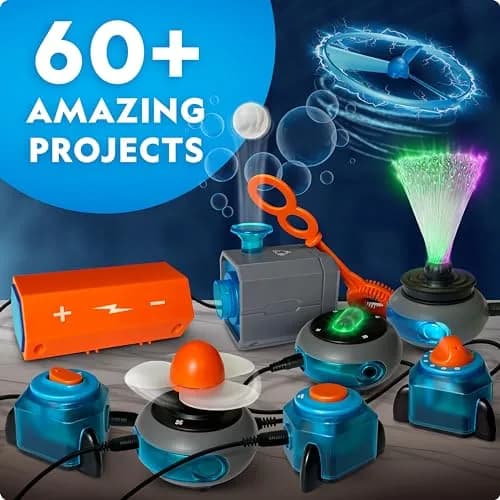 Blue Marble National Geographic Circuit Kit for Kids with 60 Projects | STEM Electronics Kit for Ages 8-12 thumbnail 2