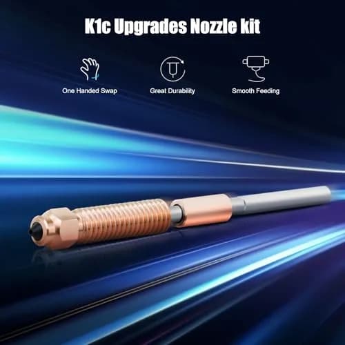Xirbbo K1c Nozzles 3-Pack (0.4mm, 0.6mm, 0.8mm) | High Flow Hardened Steel for K1/K1 Max Ender 3 V3 KE thumbnail 2