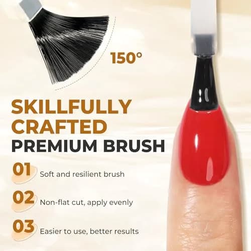 UNA GELLA No Wipe Gel Top Coat Base Coat Set 2PCS Highly Glossy | Long-Lasting Shine & Adhesion thumbnail 8
