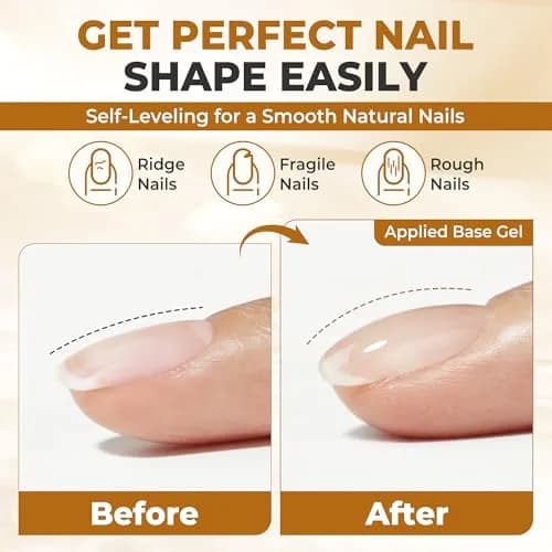 UNA GELLA No Wipe Gel Top Coat Base Coat Set 2PCS Highly Glossy | Long-Lasting Shine & Adhesion thumbnail 2