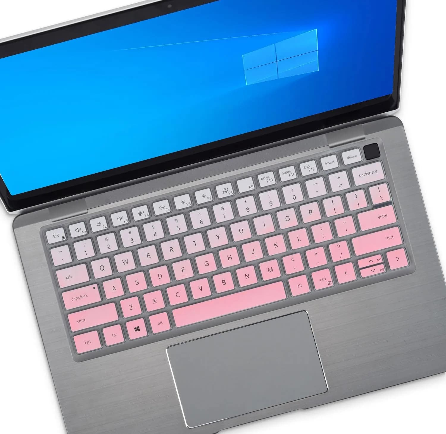 CASEDAO Gradual Pink Silicone Keyboard Cover Skin for Dell Latitude 7440 7430 7420 7410 5440 5431 5430 5420 14" Laptops | US Layout - main product image