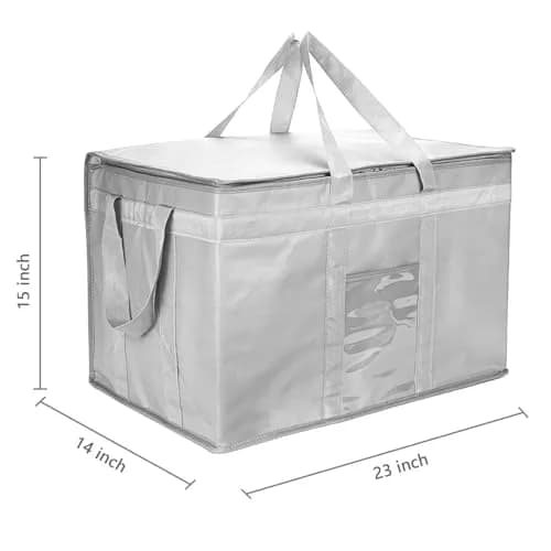 Yalin XXXL Insulated Cooler Bag 78L (2.7 cu ft) Grey | Keeps Food Hot or Cold for 4 Hours thumbnail 6