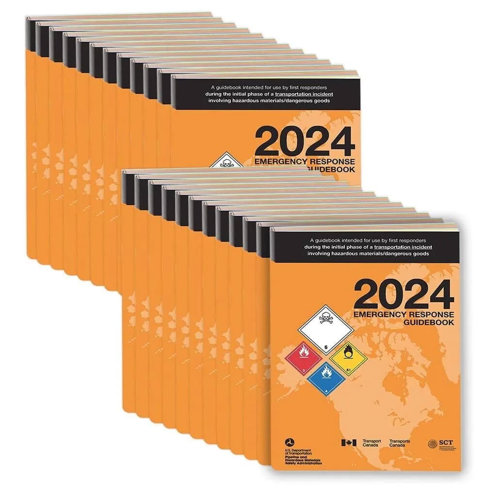 J. J. Keller 2024 Emergency Response Guidebook (ERG), Soft Bound, 25 Pack | Pocket Emergency Preparedness
