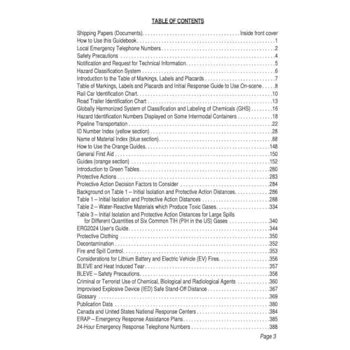J. J. Keller 2024 Emergency Response Guidebook (ERG), Soft Bound | Pocket Size 4" x 5.5" for Emergency Preparedness thumbnail 2