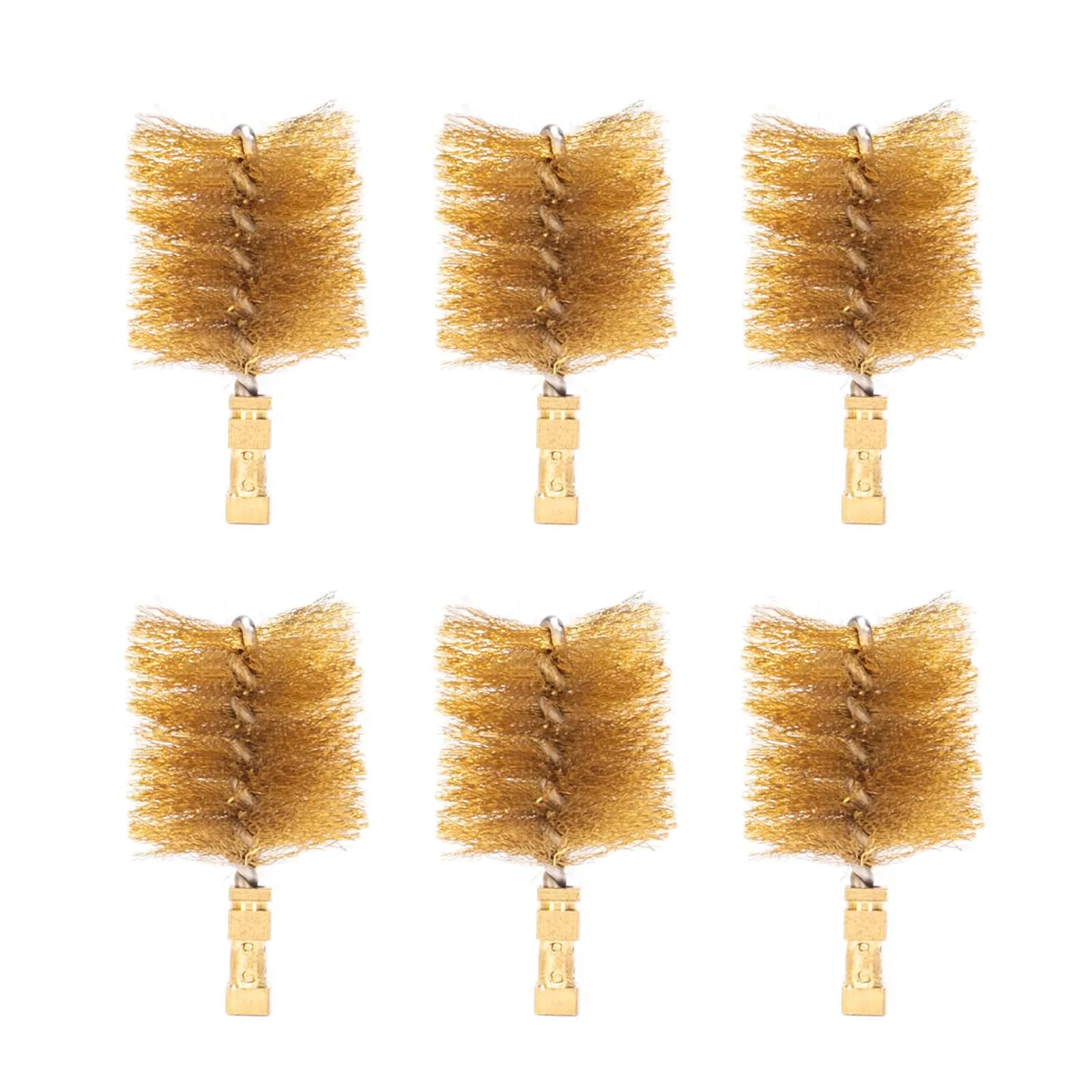 YIHUA Replacement Brass Wool Brushes Set (3 Pairs/6 Brushes) for YIHUA 200C & 200W | Brass Lab Cleaning Tool