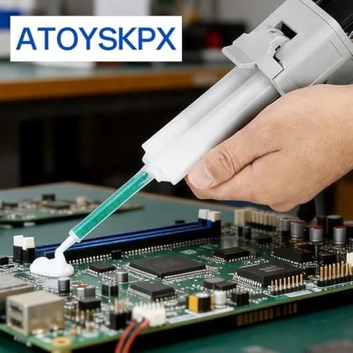 ATOYSKPX 50pcs Epoxy Mixing Nozzle Heads for 50ml AB Guns | Static Mixer Resin Tips (1:1/2:1 Ratio) thumbnail 6