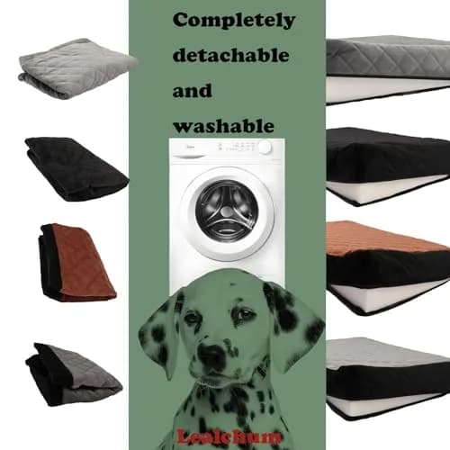 Lealchum Dog Car Seat Up to 25kg (55lb) | Adjustable Safety Leash & Washable Bed thumbnail 5