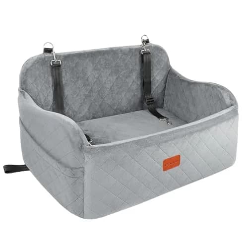 Lealchum Dog Car Seat for Large Dogs | Memory Foam Support & Safety Travel thumbnail 1