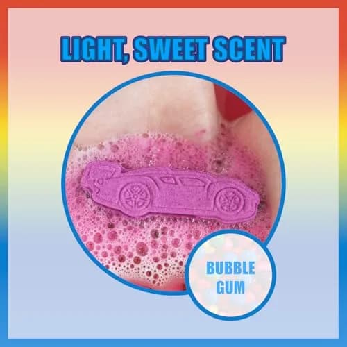 Townley Girl Hot Wheels Bath Bomb Set, 6-Piece Bubble Gum Scented, Ages 3+ | Colorful Fizzies for Kids thumbnail 4