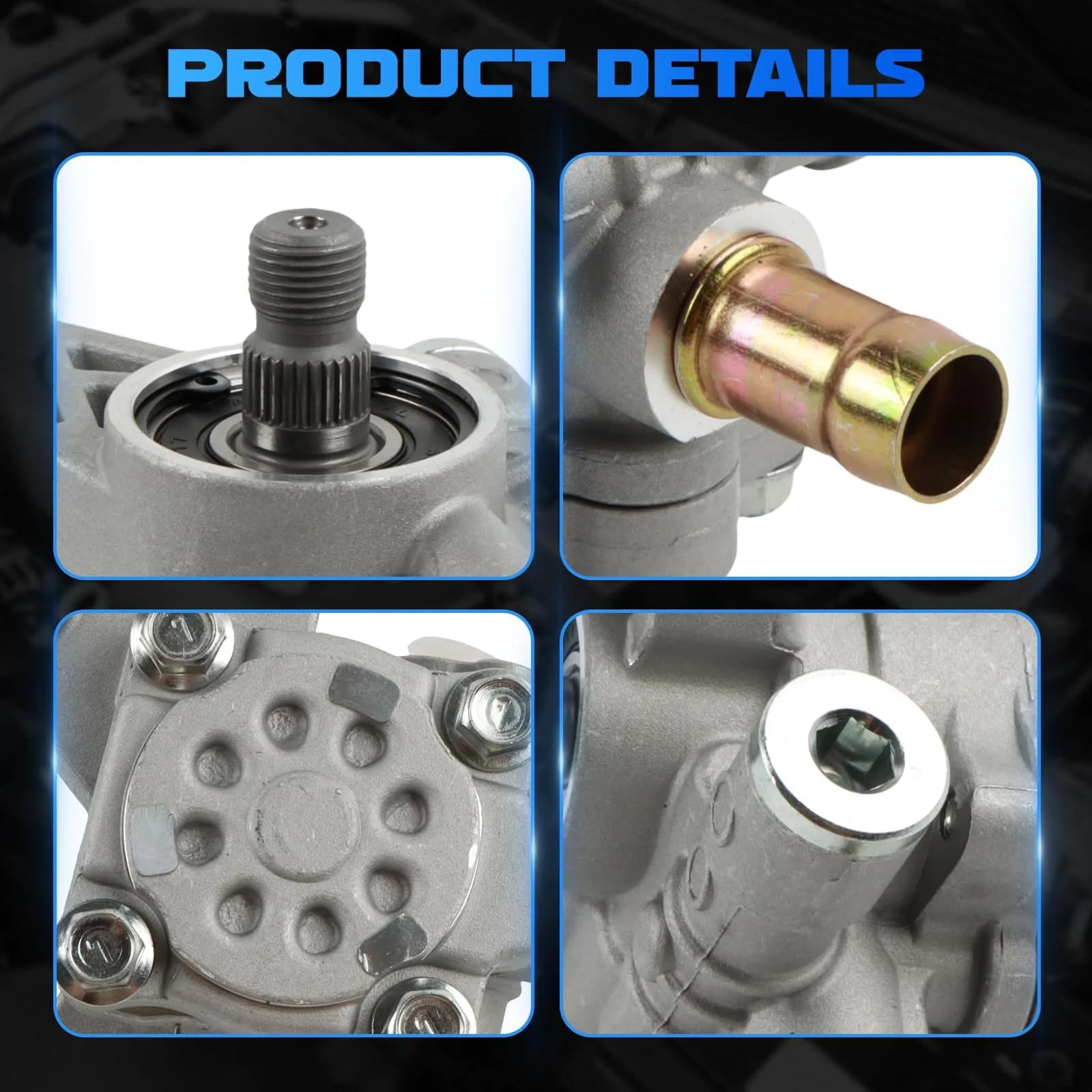 YOMALL Power Steering Pump 21-5919 for 1998-2002 Honda Accord 2.3L | Direct Fit Replacement - view 4