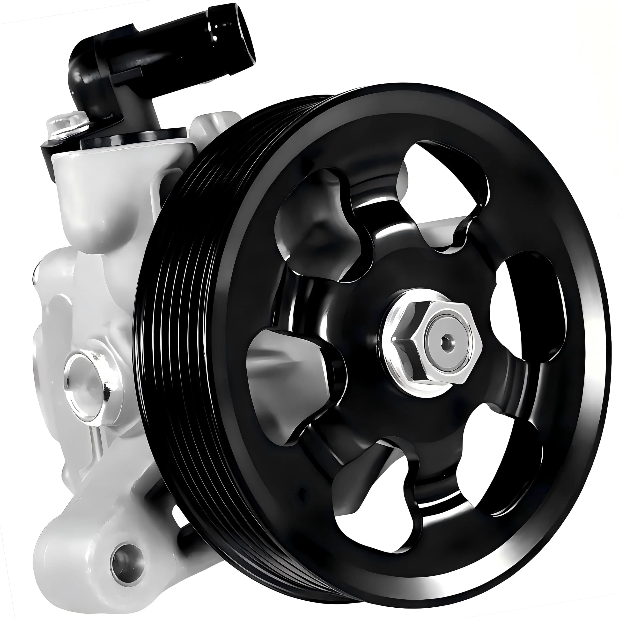 YOMALL Power Steering Pump with Pulley 21-5456 for 2006-2011 Honda Civic 1.8L | Direct Fit Replacement