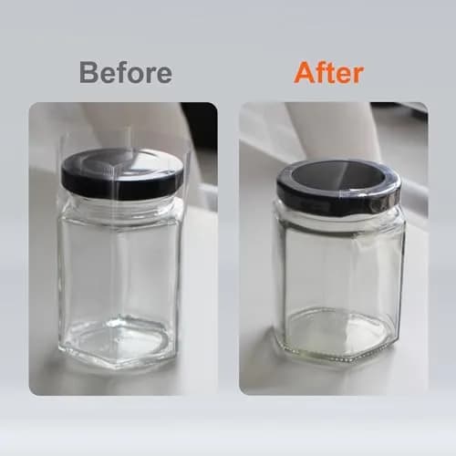 CANWUPON 600Pcs PVC Shrink Wrap for Bottles & Jars | Tamper-Proof Seal (115x30mm) thumbnail 4