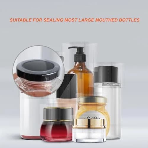 CANWUPON 600Pcs PVC Shrink Wrap for Bottles & Jars | Tamper-Proof Seal (115x30mm) thumbnail 5