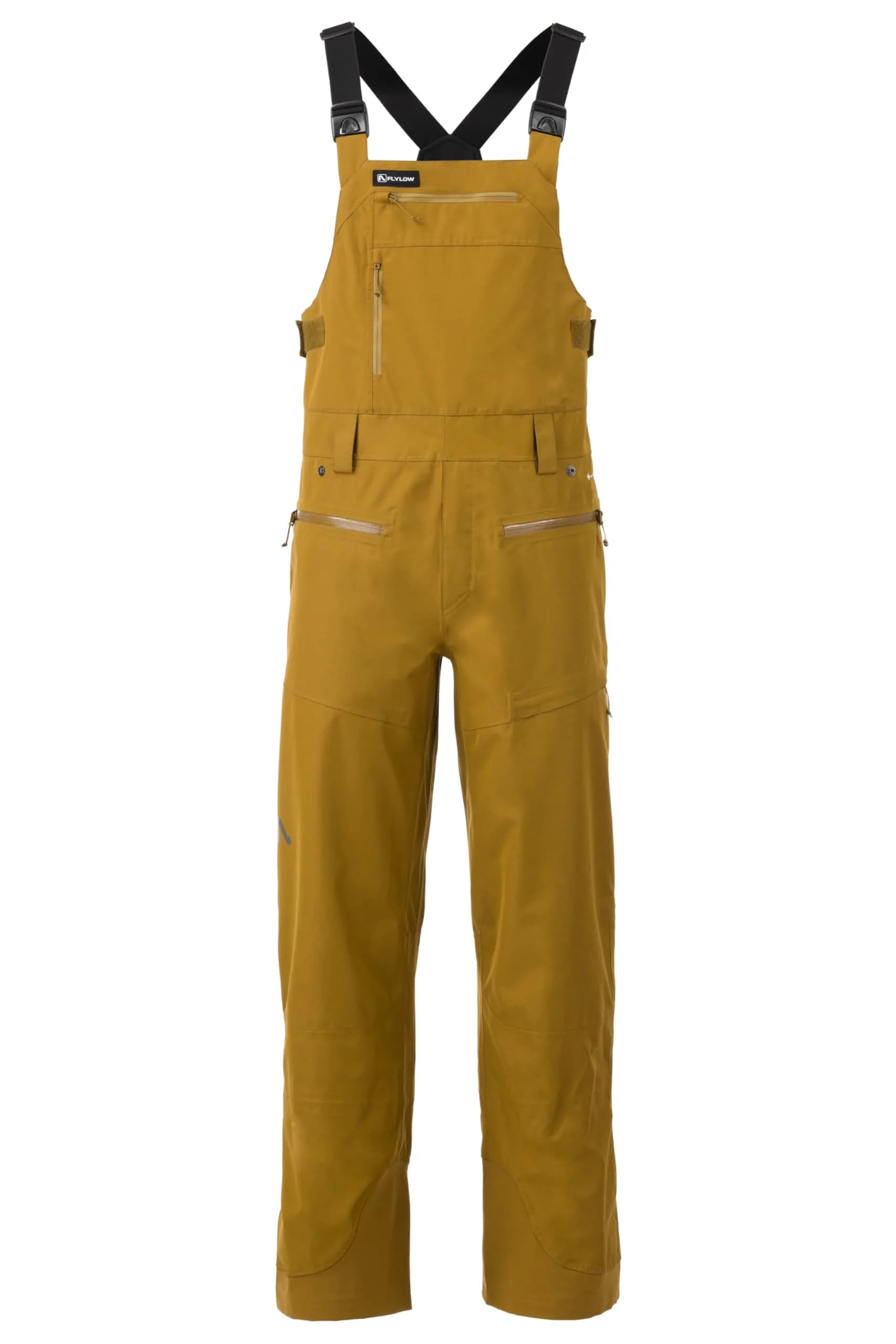 Flylow Firebird Waterproof Ski Bib Pants - Rye - XL | All-Mountain Waterproof Breathable Snowwear - main product image